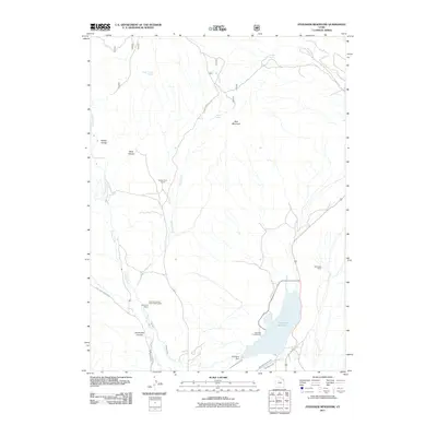 2011 Map of Steinaker Reservoir, 2011 Print