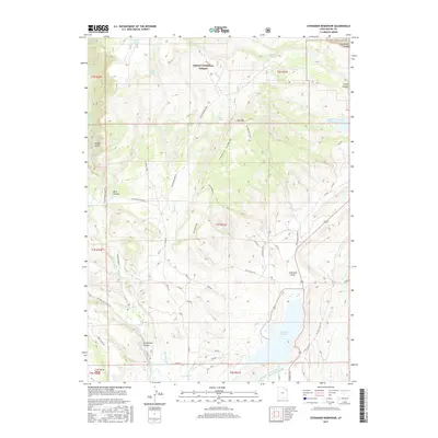 2017 Map of Steinaker Reservoir, 2017 Print