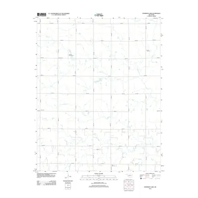 2012 Map of Steinerts Lake, 2012 Print