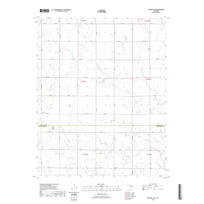 2018 Map of Steinerts Lake, 2018 Print