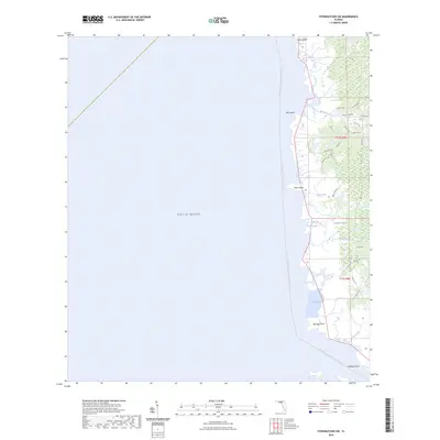 2024 Map of Steinhatchee SW, 2024 Print