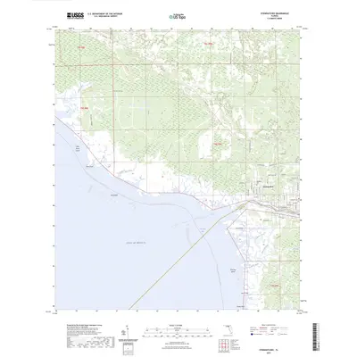 2024 Map of Steinhatchee, 2024 Print