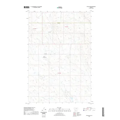 2020 Map of Stellar Lake, 2020 Print