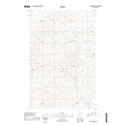 2020 Map of Stensgar Mountain, 2020 Print