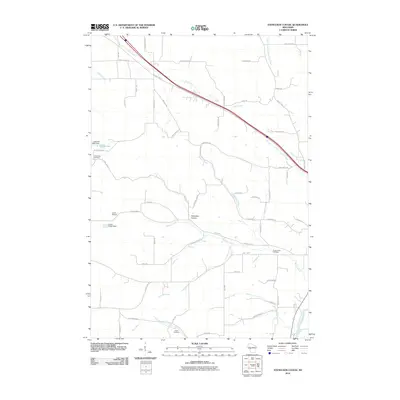 2010 Map of Stenulson Coulee, 2010 Print