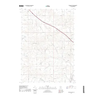 2018 Map of Stenulson Coulee, 2018 Print