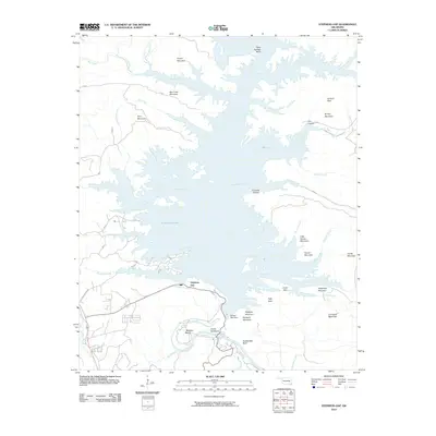 2010 Map of Stephens Gap, 2010 Print