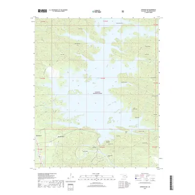 2018 Map of Stephens Gap, 2018 Print