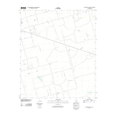 2010 Map of Stephenson Lake, 2010 Print