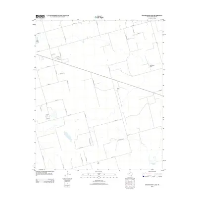 2012 Map of Stephenson Lake, 2012 Print