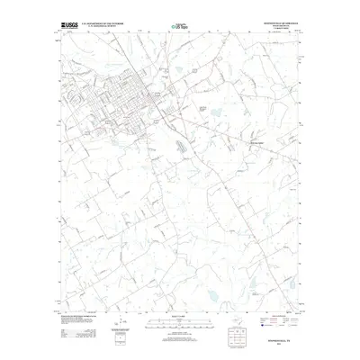 2012 Map of Stephenville, 2012 Print