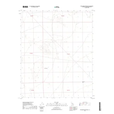 2018 Map of Stepladder Mountains NE, 2018 Print