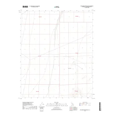 2018 Map of Stepladder Mountains NW, 2018 Print