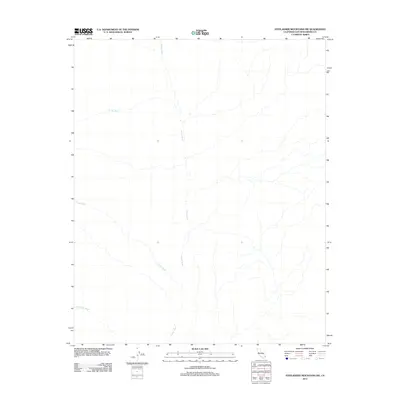 2012 Map of Stepladder Mountains SW, 2012 Print