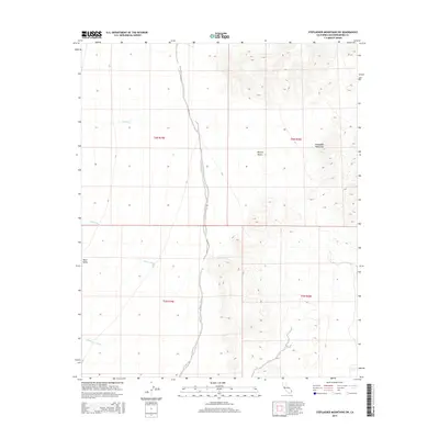 2015 Map of Stepladder Mountains SW, 2015 Print