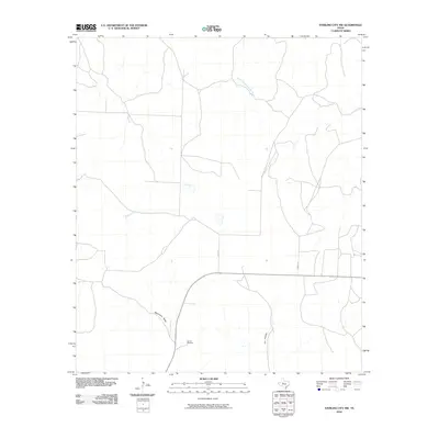 2010 Map of Sterling City NW, 2010 Print