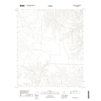 2019 Map of Sterling City NW, 2019 Print