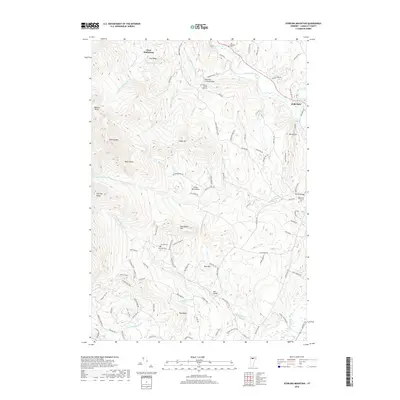 2018 Map of Sterling Mountain, 2018 Print