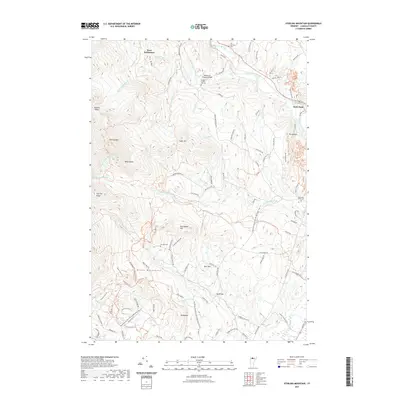 2021 Map of Sterling Mountain, 2021 Print