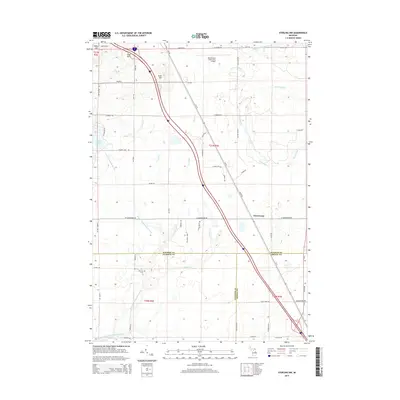 2014 Map of Sterling NW, 2014 Print