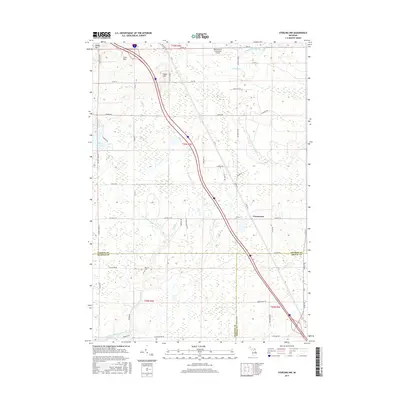 2017 Map of Sterling NW, 2017 Print