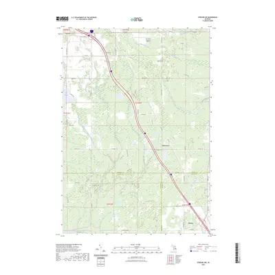 2023 Map of Sterling NW, 2023 Print