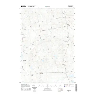 2014 Map of Stetson, 2014 Print