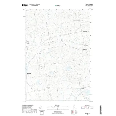 2018 Map of Stetson, 2018 Print