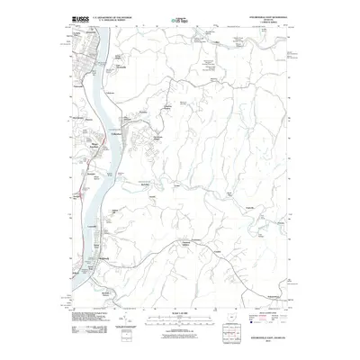 2010 Map of Steubenville East, 2010 Print