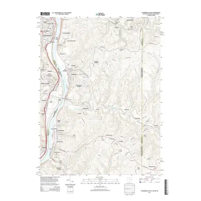 2013 Map of Steubenville East, 2013 Print