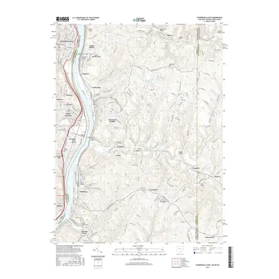 2016 Map of Steubenville East, 2016 Print