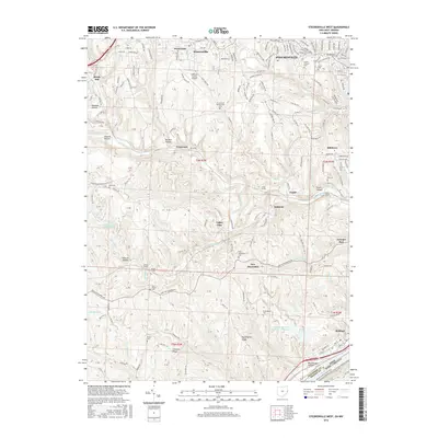 2016 Map of Steubenville West, 2016 Print