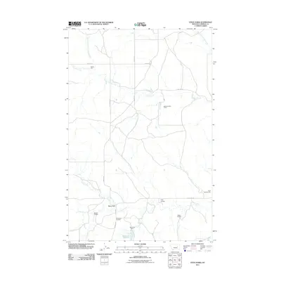 2011 Map of Steve Forks, 2011 Print
