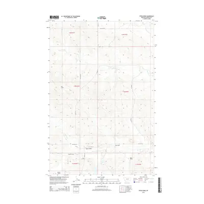 2014 Map of Steve Forks, 2014 Print