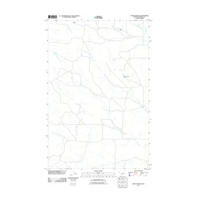 2011 Map of Steve Forks SW, 2011 Print