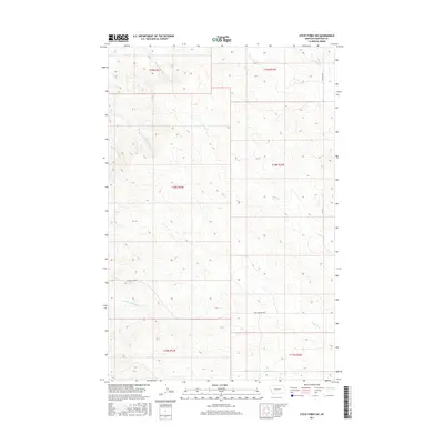 2017 Map of Steve Forks SW, 2017 Print