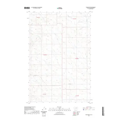 2020 Map of Steve Forks SW, 2020 Print