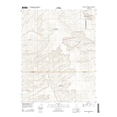 2014 Map of Stevens Canyon North, 2014 Print