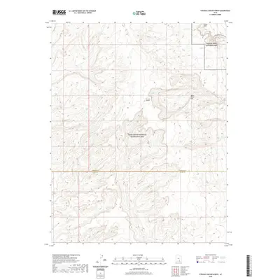2020 Map of Stevens Canyon North, 2020 Print