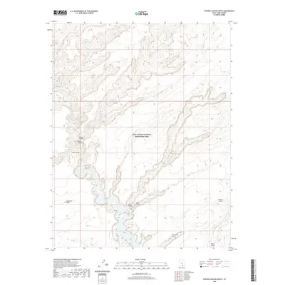 2020 Map of Stevens Canyon South, 2020 Print