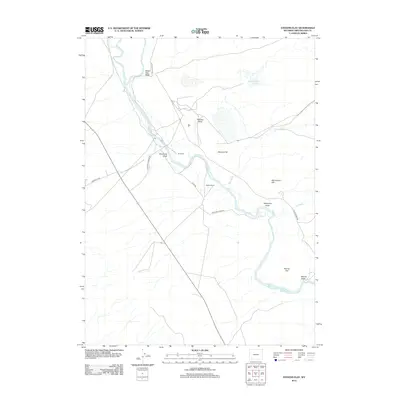 2012 Map of Stevens Flat, 2012 Print