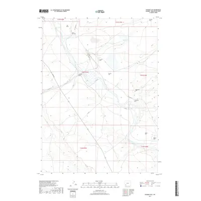 2017 Map of Stevens Flat, 2017 Print