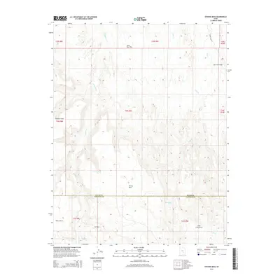 2014 Map of Stevens Mesa, 2014 Print