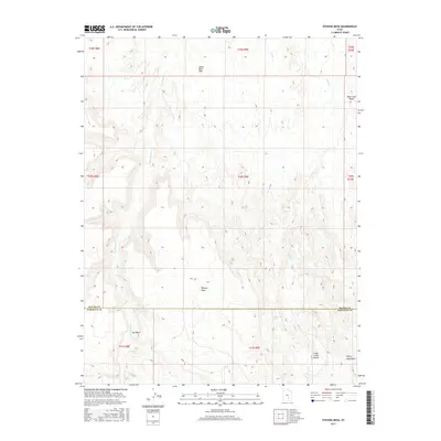 2017 Map of Stevens Mesa, 2017 Print