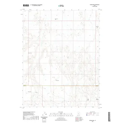 2020 Map of Stevens Mesa, 2020 Print