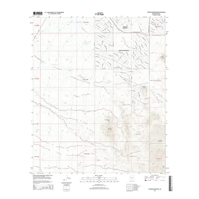 2014 Map of Stevens Mountain, 2014 Print