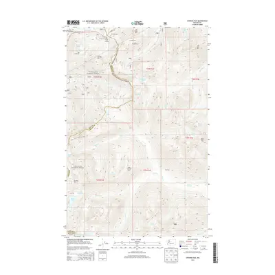 2014 Map of Stevens Pass, 2014 Print