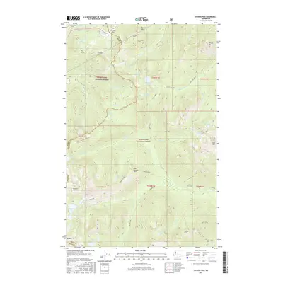 2017 Map of Stevens Pass, 2017 Print