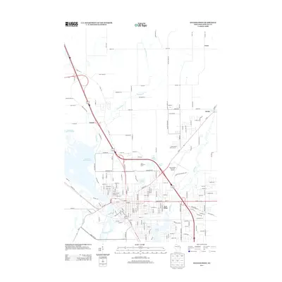 2013 Map of Stevens Point, 2013 Print