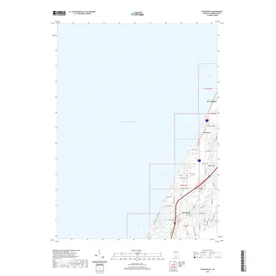 2019 Map of Stevensville, 2019 Print